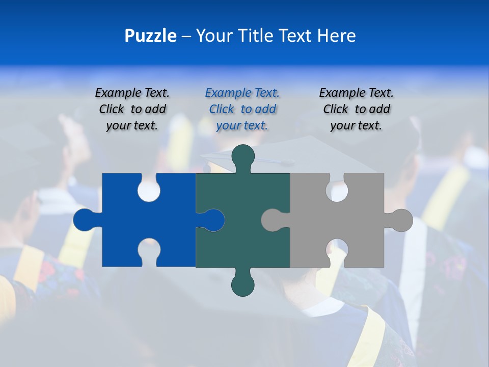 Male Gown Listen PowerPoint Template