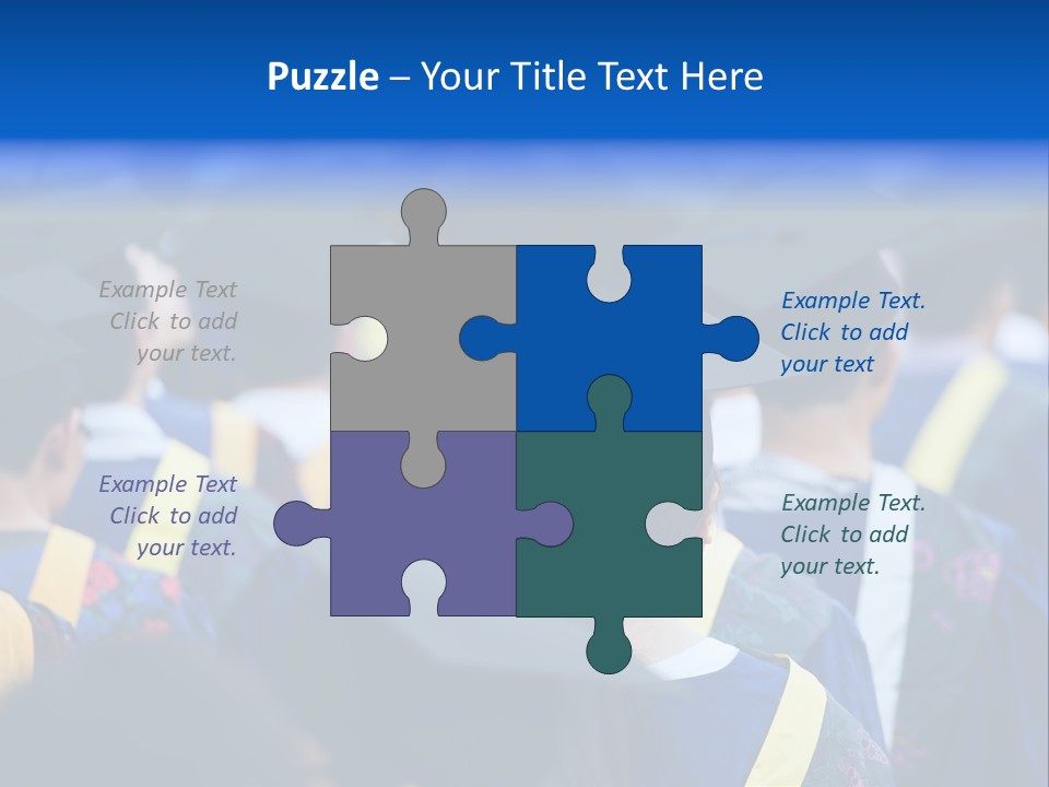 Male Gown Listen PowerPoint Template