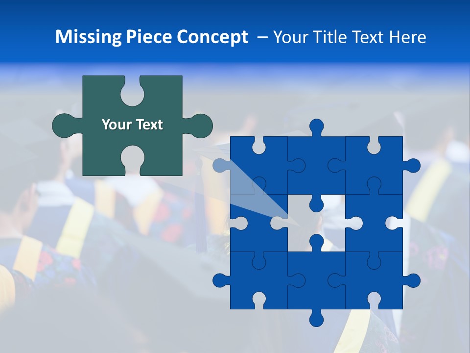 Male Gown Listen PowerPoint Template