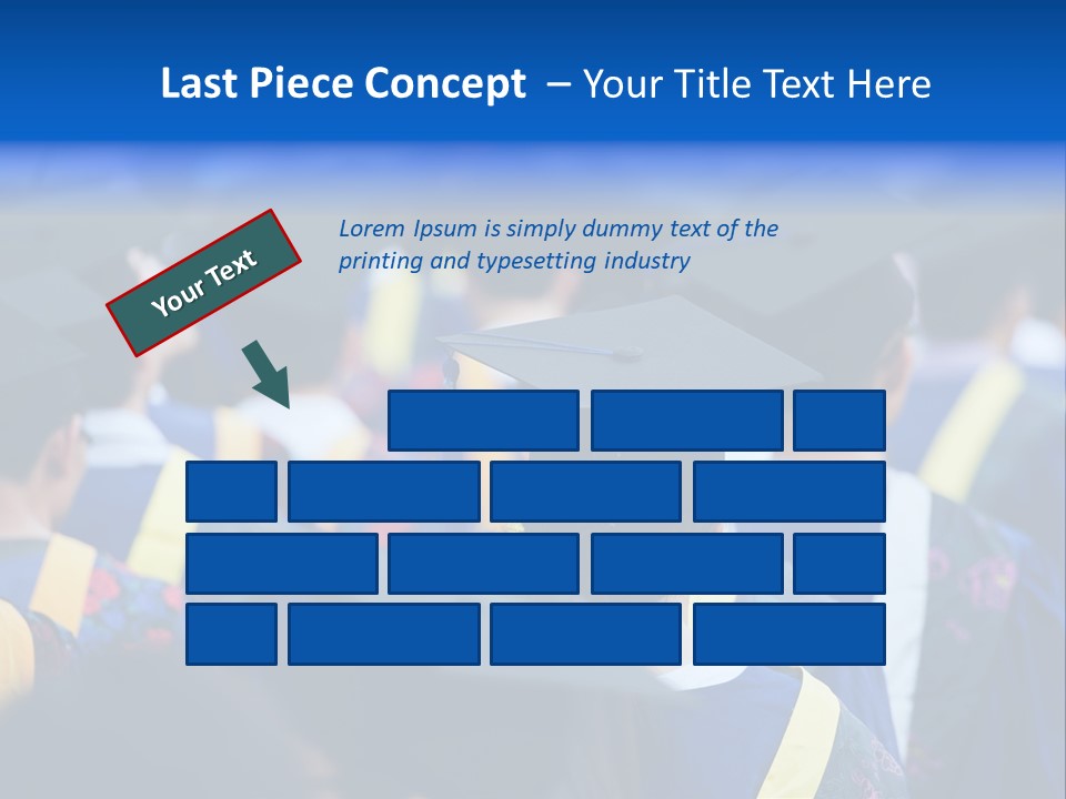 Male Gown Listen PowerPoint Template