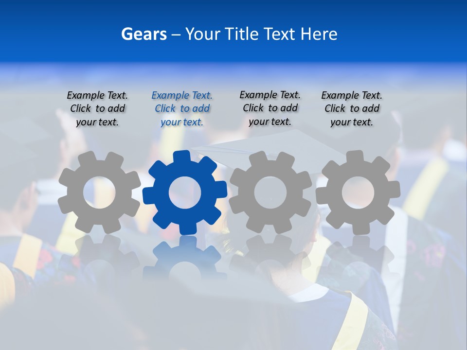 Male Gown Listen PowerPoint Template