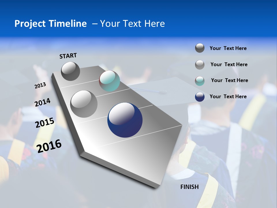 Male Gown Listen PowerPoint Template