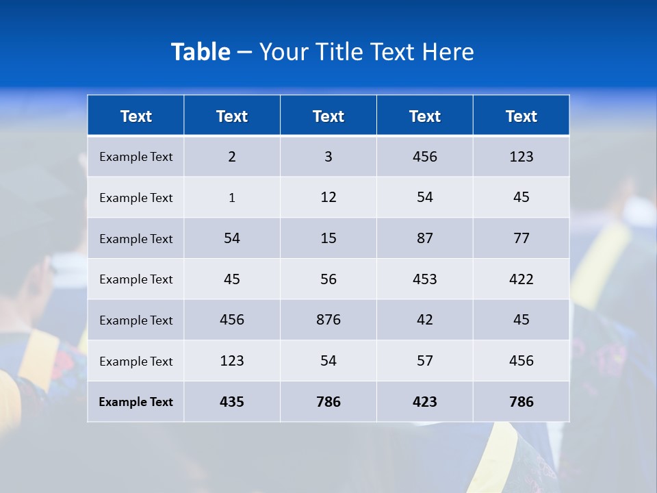 Male Gown Listen PowerPoint Template