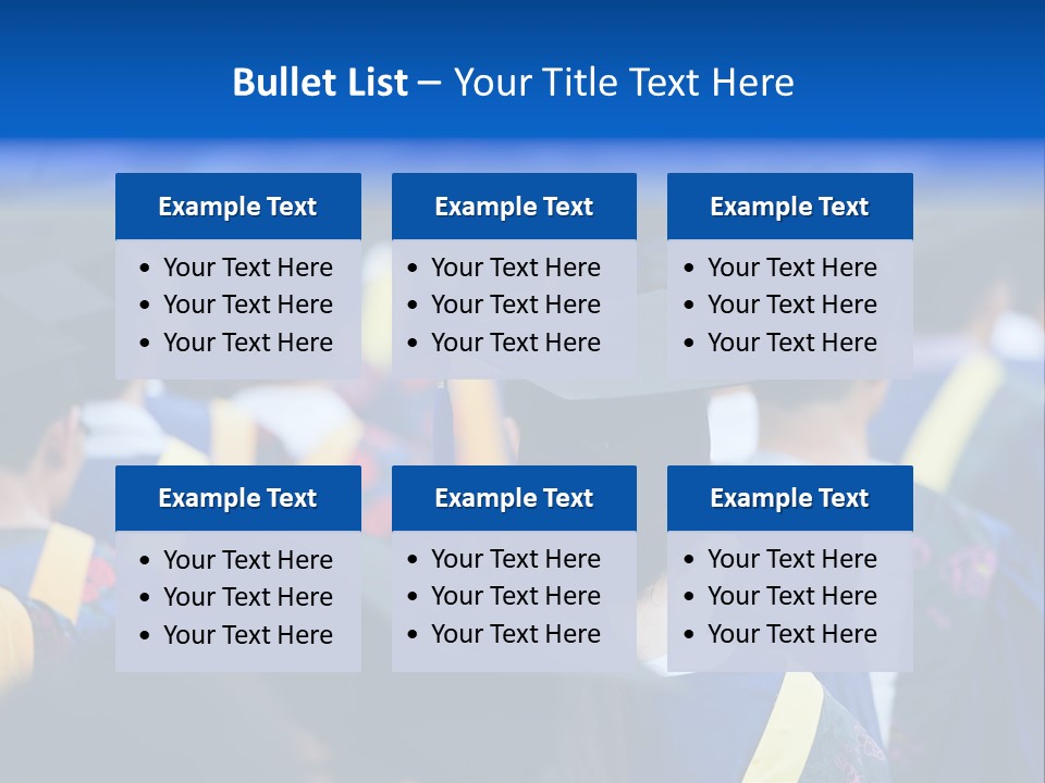 Male Gown Listen PowerPoint Template