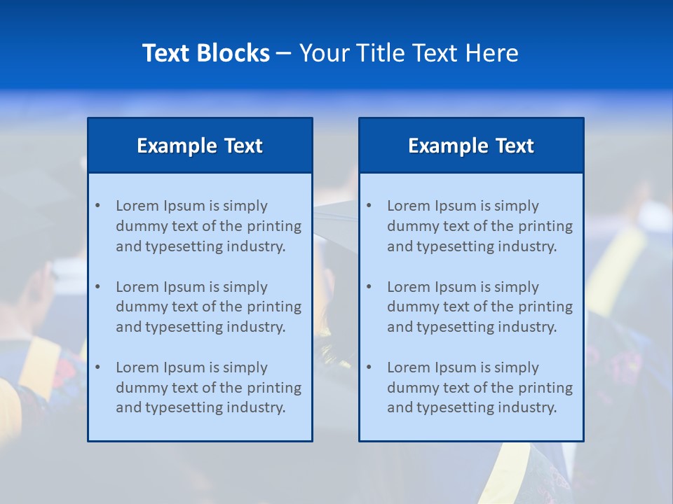Male Gown Listen PowerPoint Template