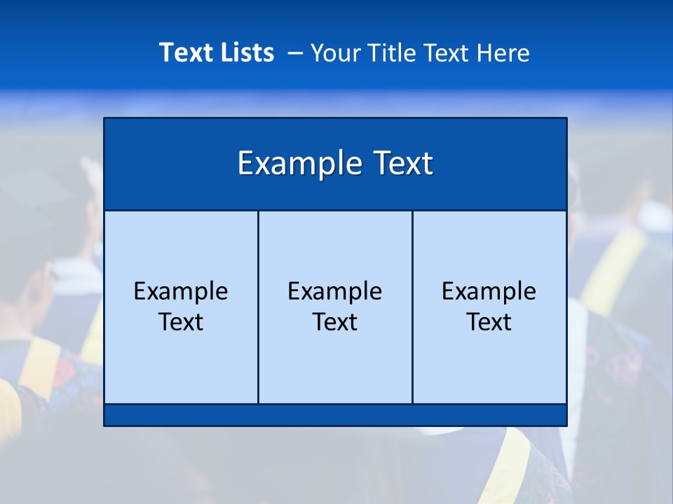 Male Gown Listen PowerPoint Template