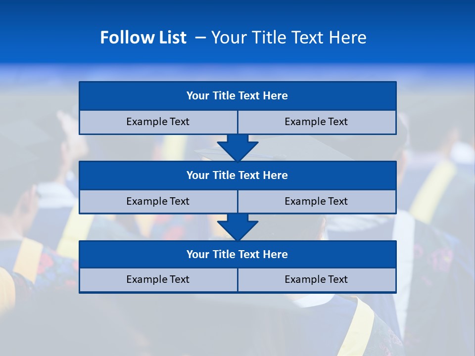 Male Gown Listen PowerPoint Template