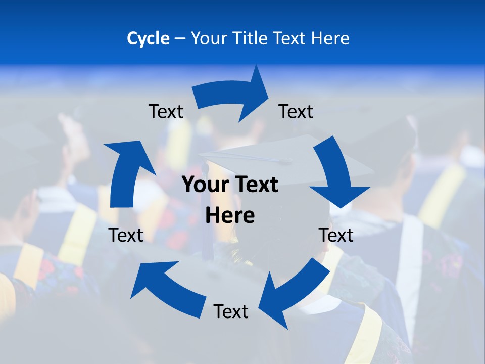 Male Gown Listen PowerPoint Template