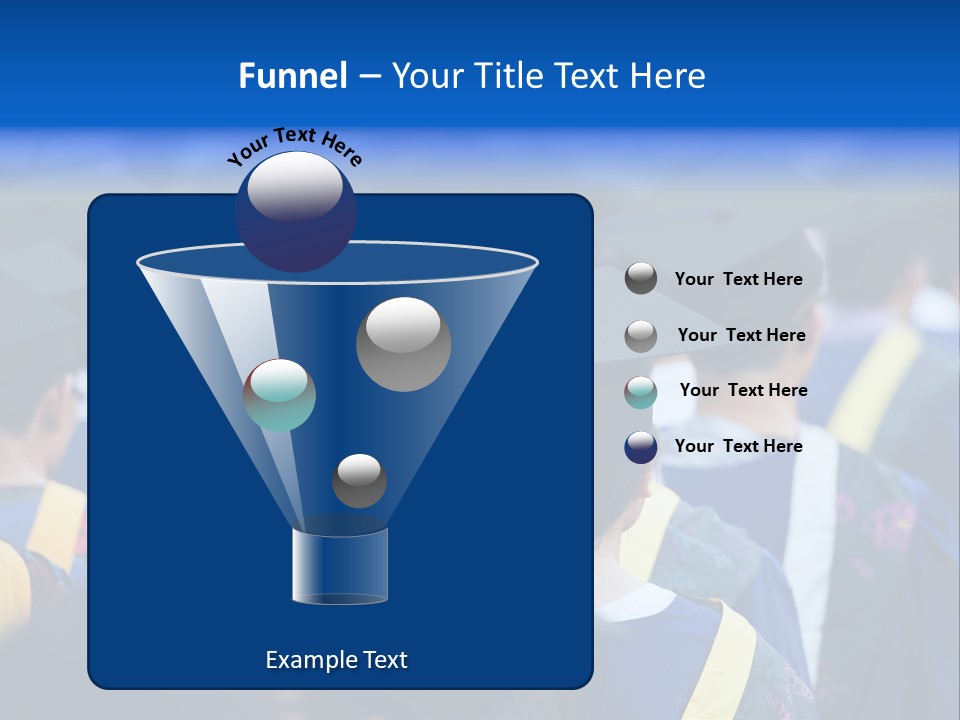 Male Gown Listen PowerPoint Template