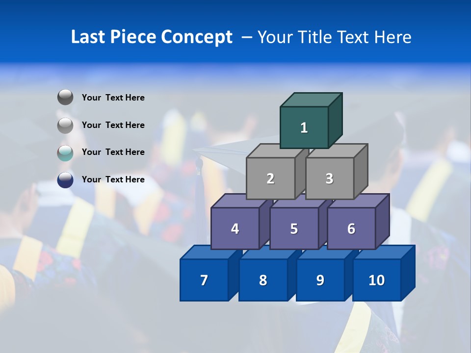 Male Gown Listen PowerPoint Template