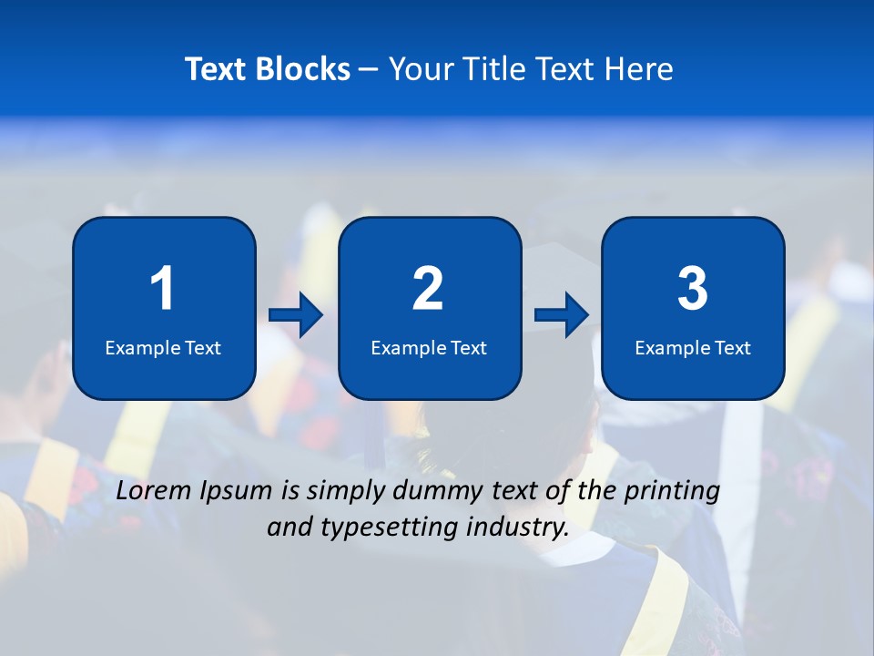 Male Gown Listen PowerPoint Template