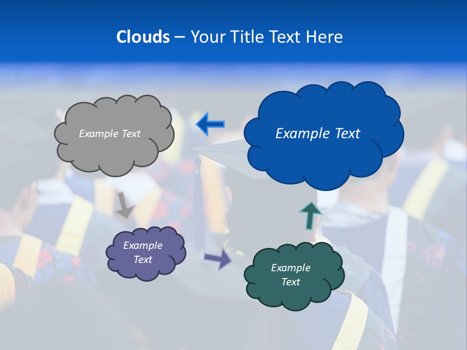 Male Gown Listen PowerPoint Template