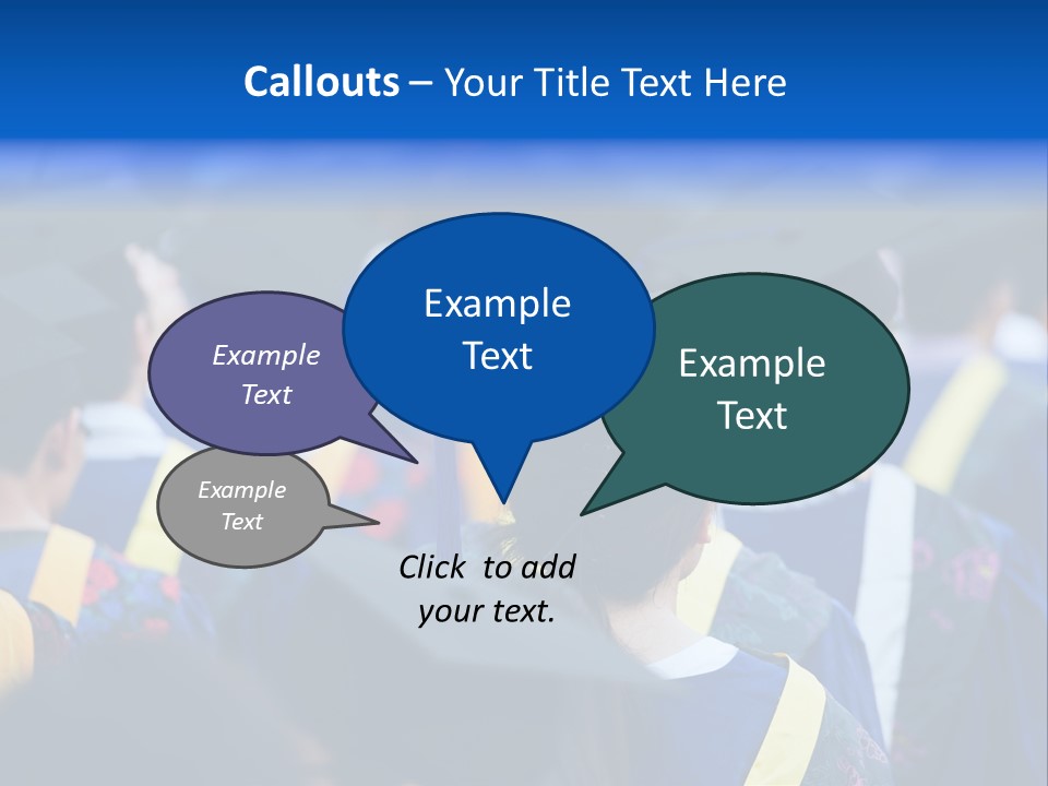 Male Gown Listen PowerPoint Template