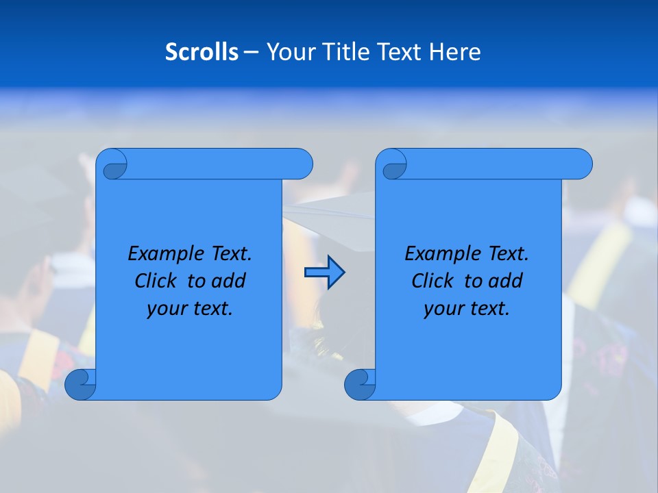 Male Gown Listen PowerPoint Template