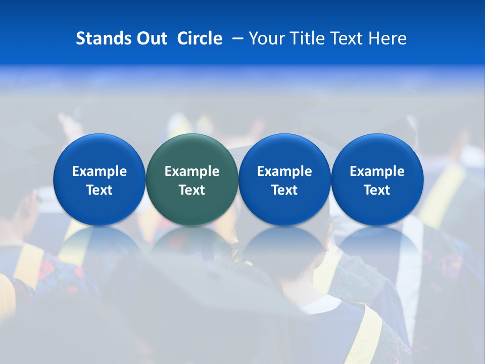 Male Gown Listen PowerPoint Template