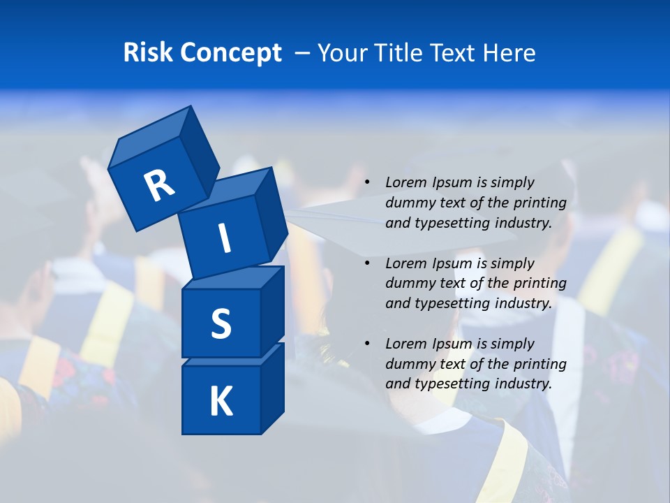 Male Gown Listen PowerPoint Template