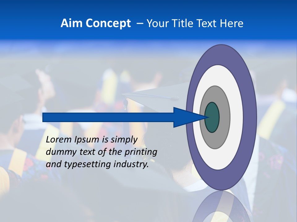 Male Gown Listen PowerPoint Template