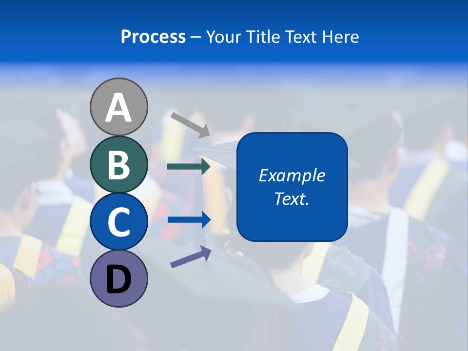 Male Gown Listen PowerPoint Template