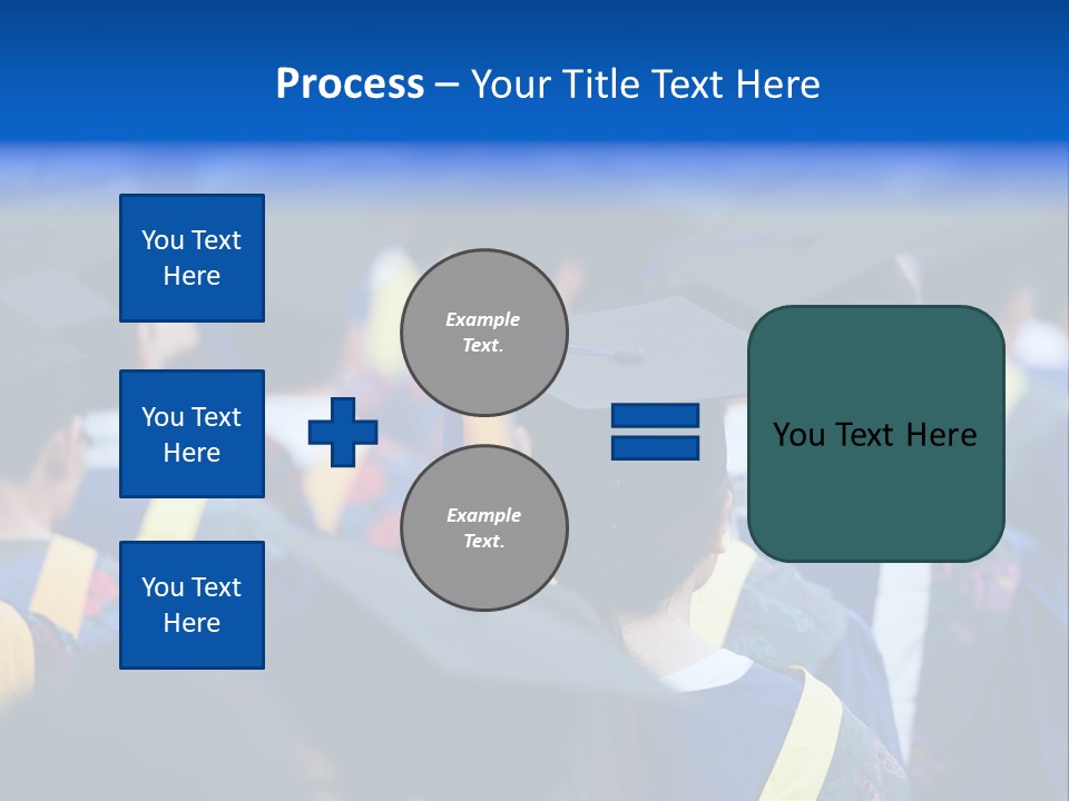 Male Gown Listen PowerPoint Template
