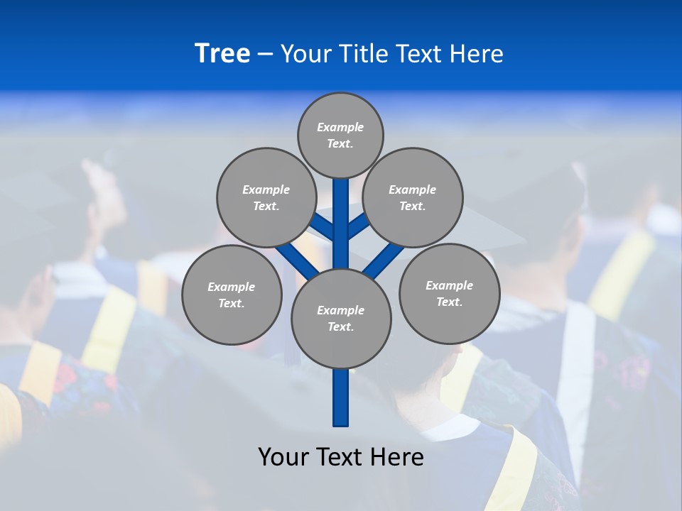 Male Gown Listen PowerPoint Template