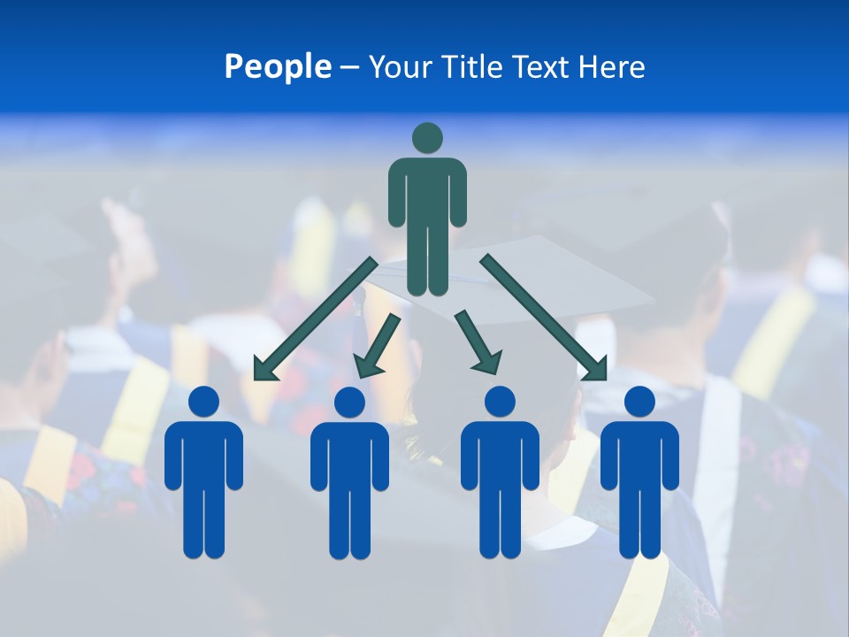 Male Gown Listen PowerPoint Template