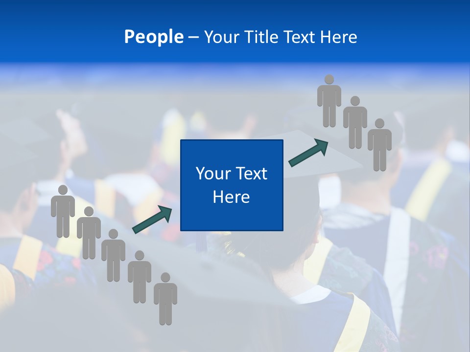 Male Gown Listen PowerPoint Template