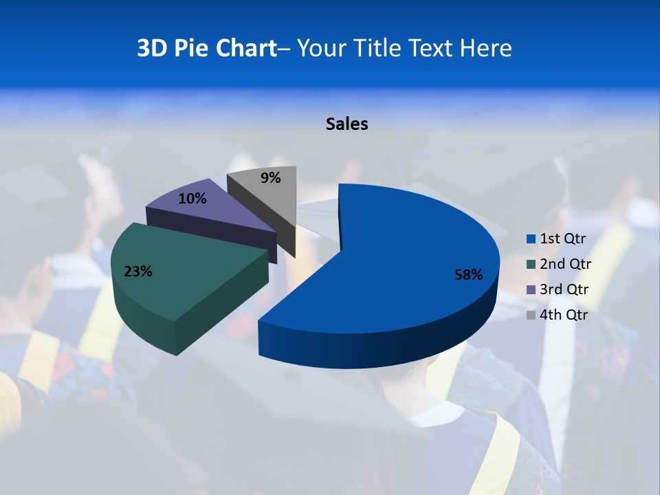 Male Gown Listen PowerPoint Template