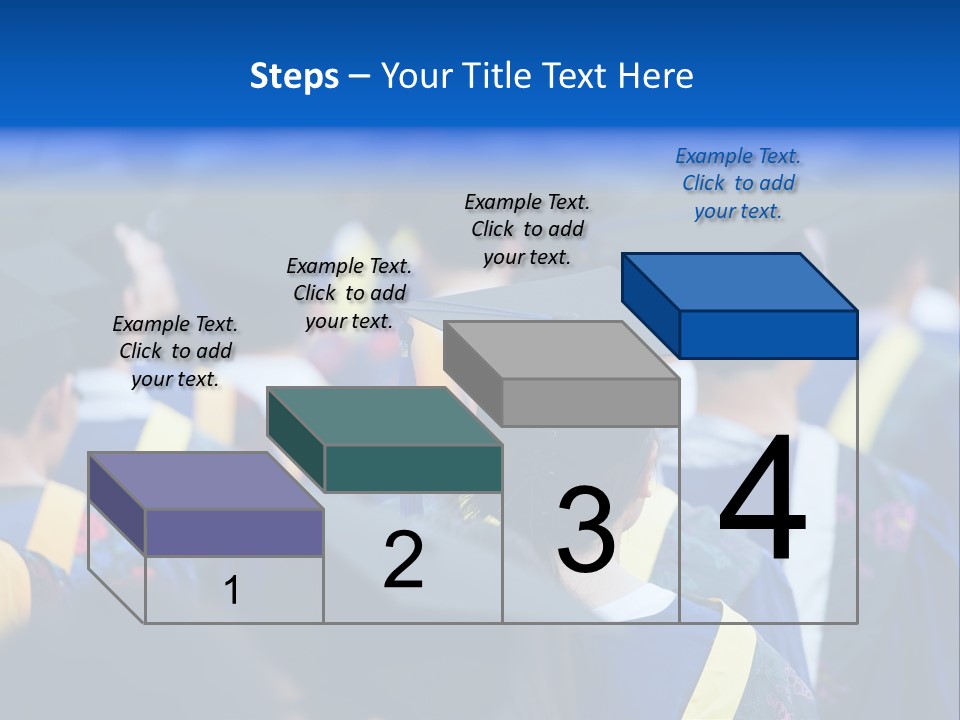 Male Gown Listen PowerPoint Template