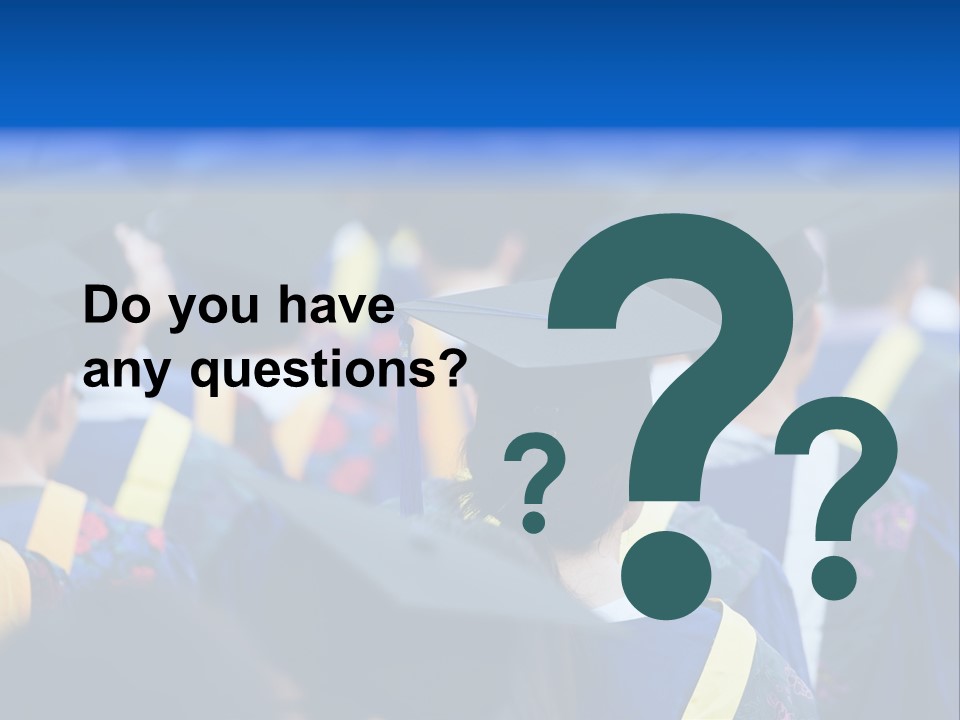 Male Gown Listen PowerPoint Template