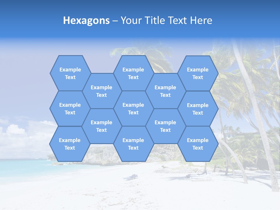 Island Quietness Cove PowerPoint Template