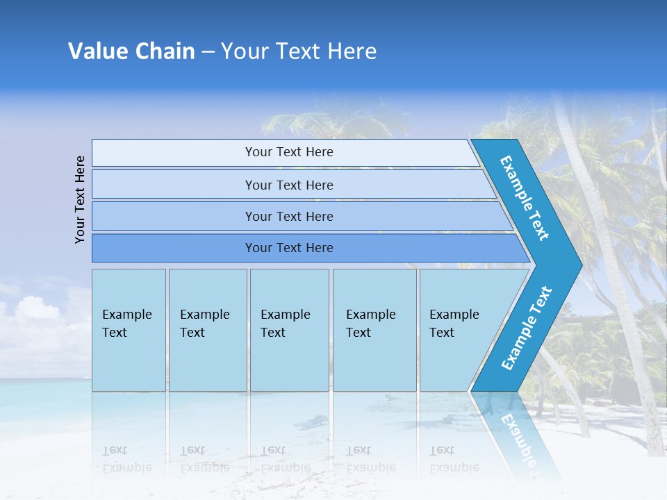 Island Quietness Cove PowerPoint Template