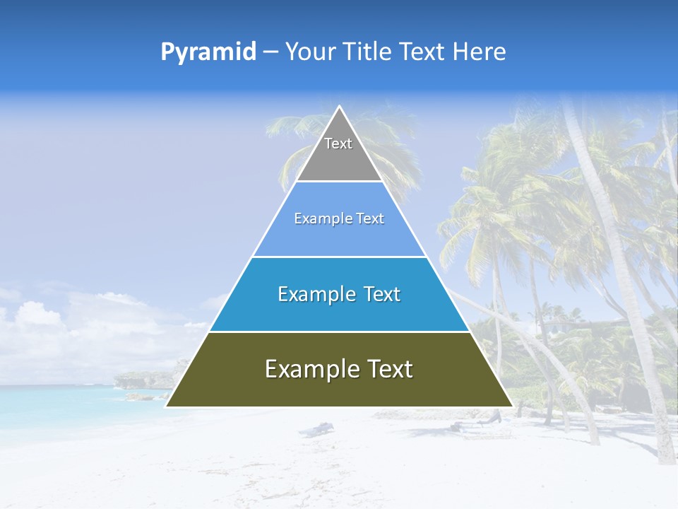 Island Quietness Cove PowerPoint Template