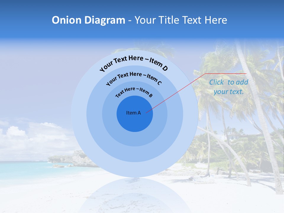 Island Quietness Cove PowerPoint Template