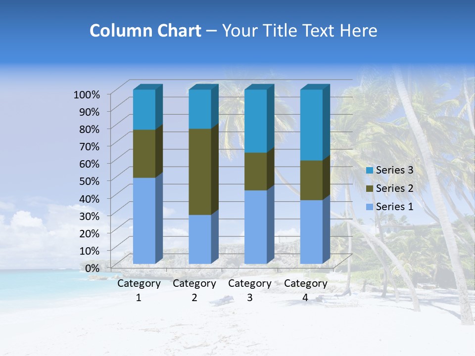Island Quietness Cove PowerPoint Template