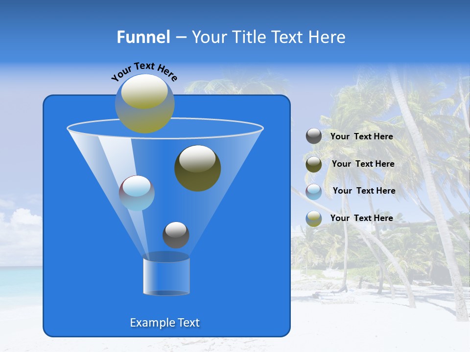 Island Quietness Cove PowerPoint Template