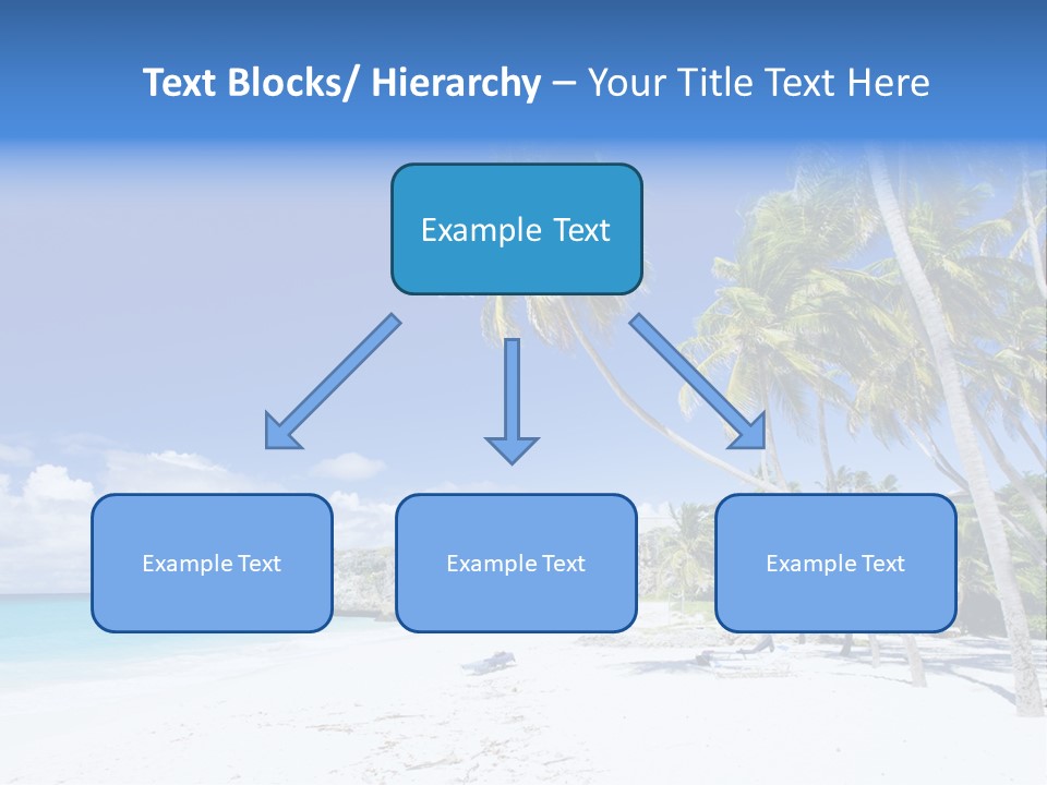 Island Quietness Cove PowerPoint Template