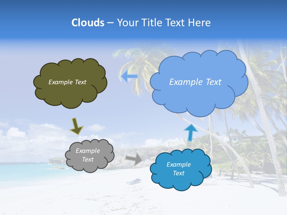 Island Quietness Cove PowerPoint Template