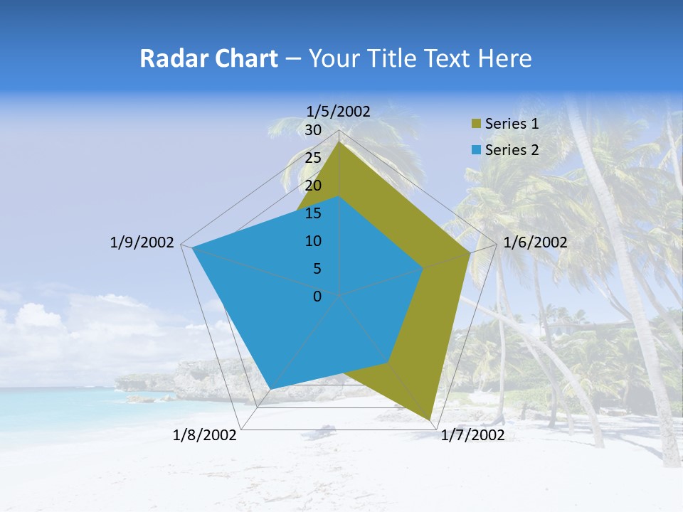 Island Quietness Cove PowerPoint Template