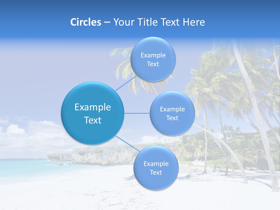 Island Quietness Cove PowerPoint Template