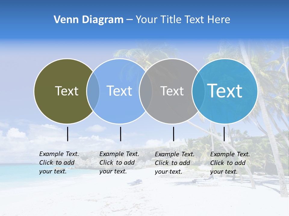 Island Quietness Cove PowerPoint Template