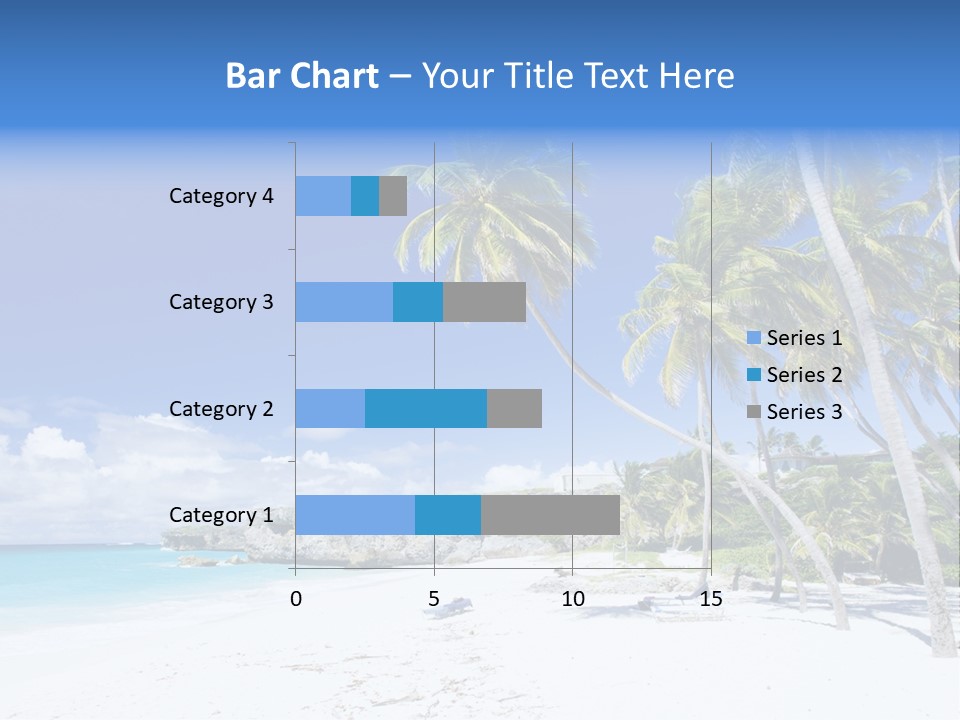 Island Quietness Cove PowerPoint Template