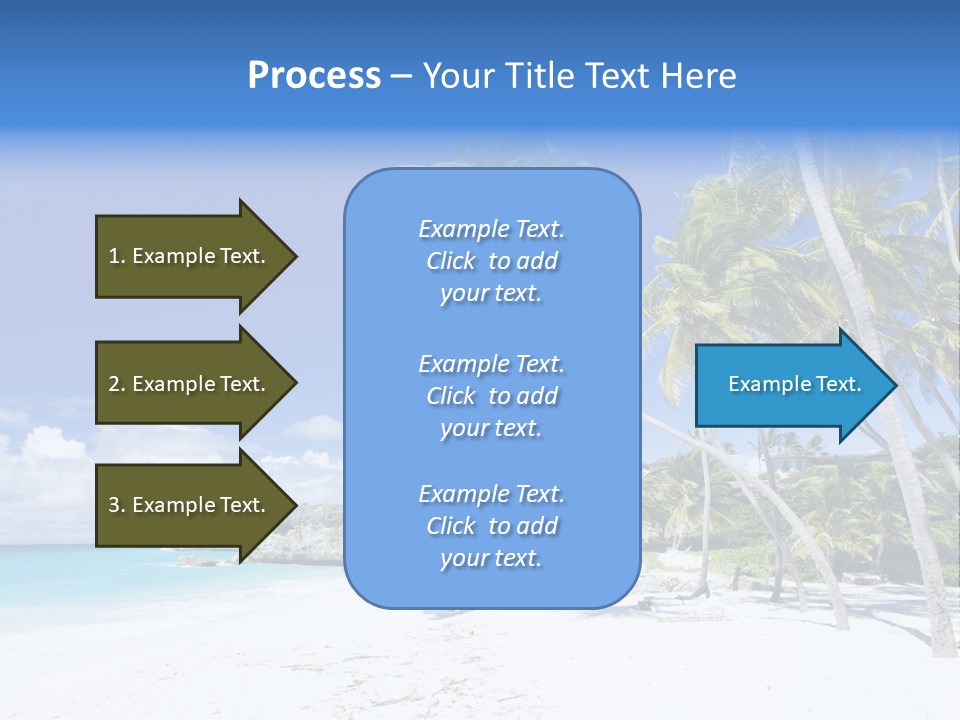 Island Quietness Cove PowerPoint Template