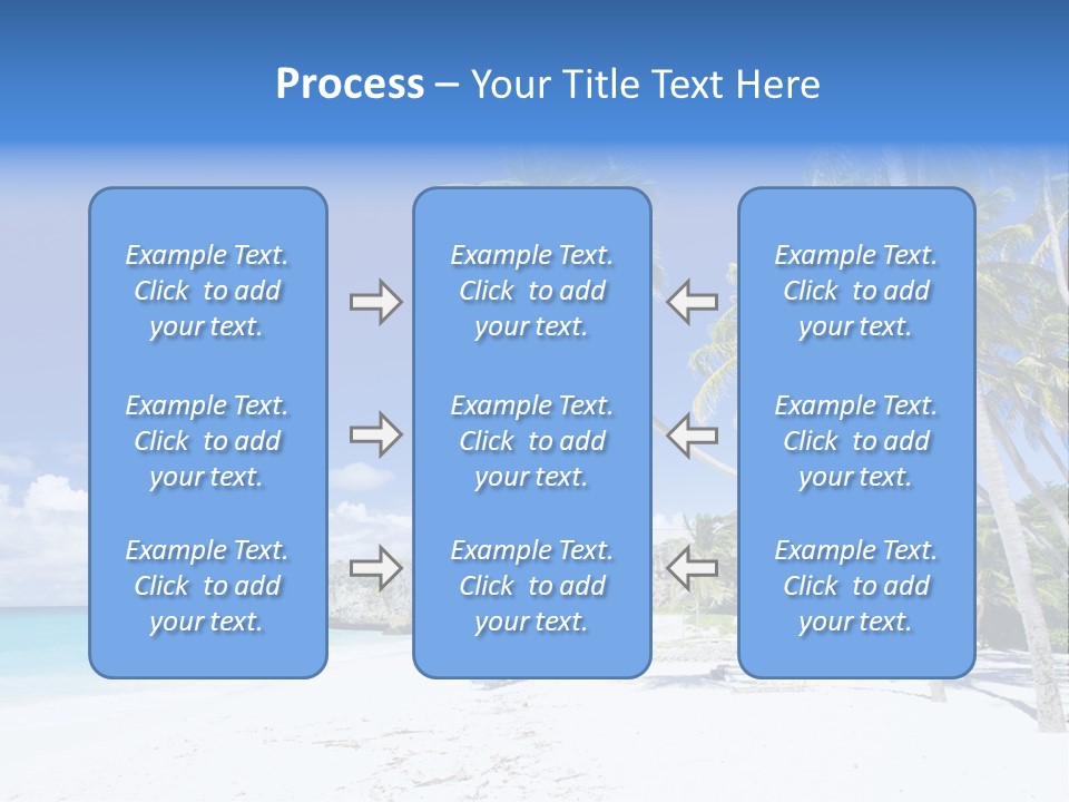 Island Quietness Cove PowerPoint Template