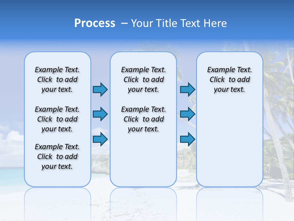 Island Quietness Cove PowerPoint Template