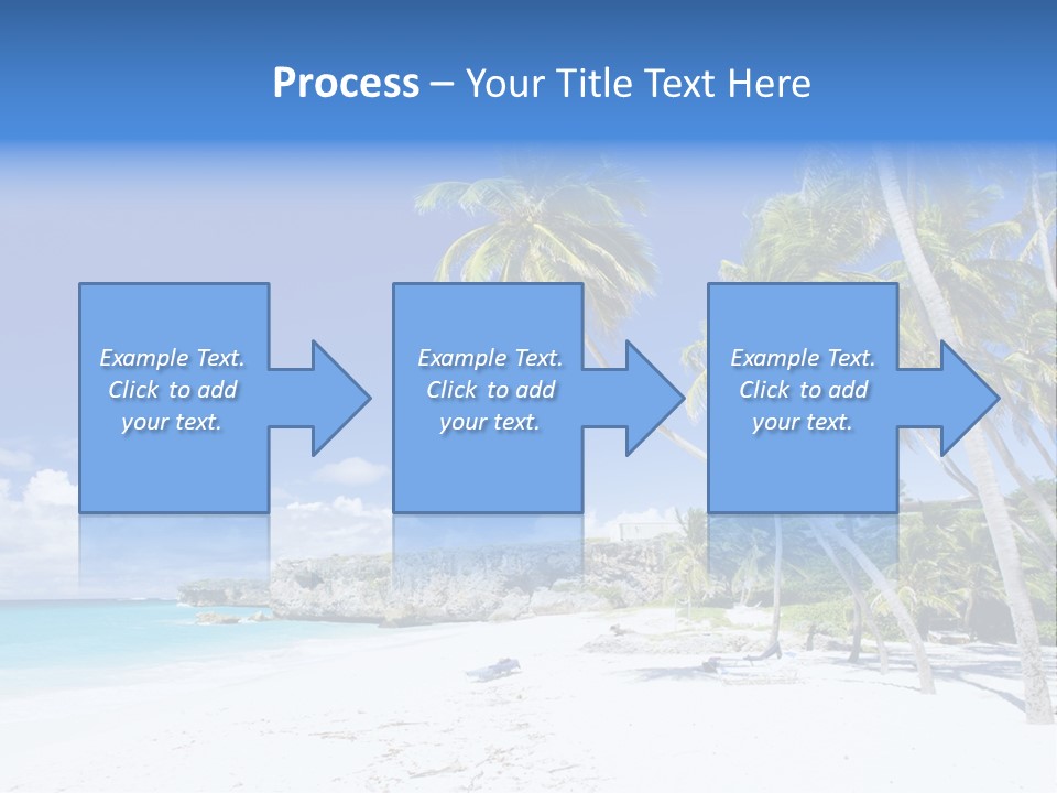 Island Quietness Cove PowerPoint Template