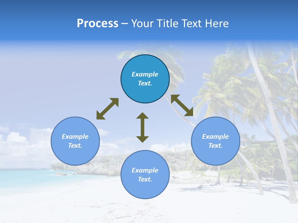 Island Quietness Cove PowerPoint Template