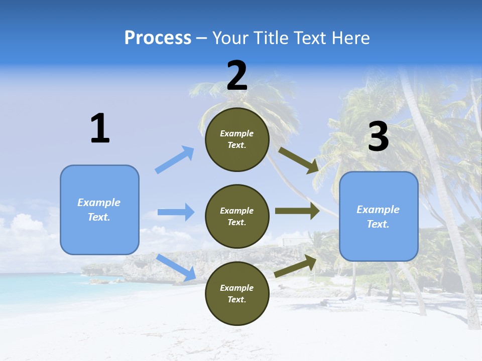 Island Quietness Cove PowerPoint Template