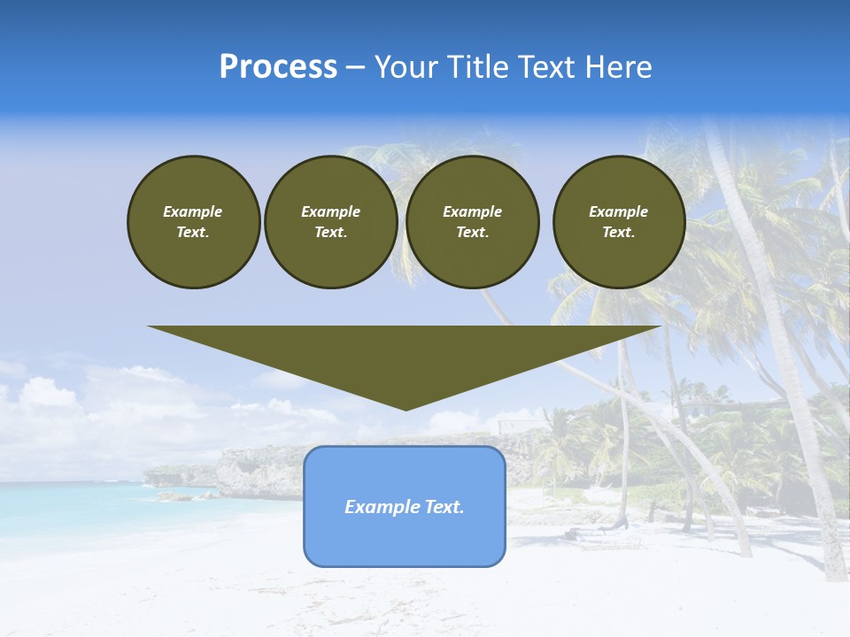 Island Quietness Cove PowerPoint Template