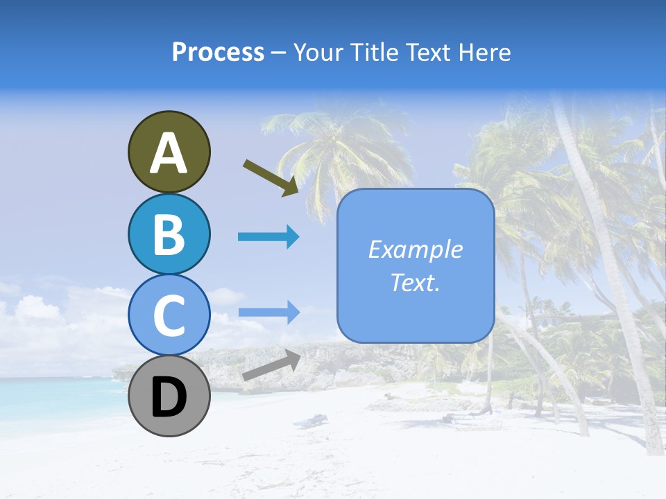 Island Quietness Cove PowerPoint Template