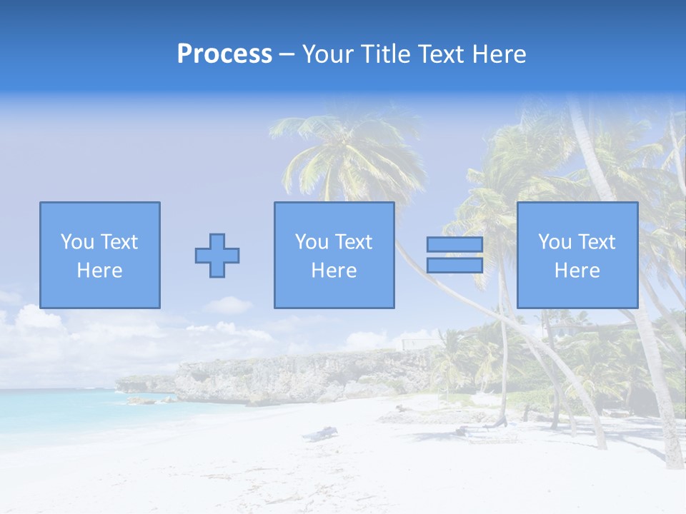 Island Quietness Cove PowerPoint Template